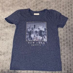 Abercrombie & Fitch Blue NYC Logo T-Shirt